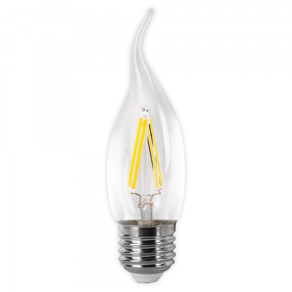 Bomb.led filam.vela fla.clara e27 2w.fr (caja de 12 unidades)