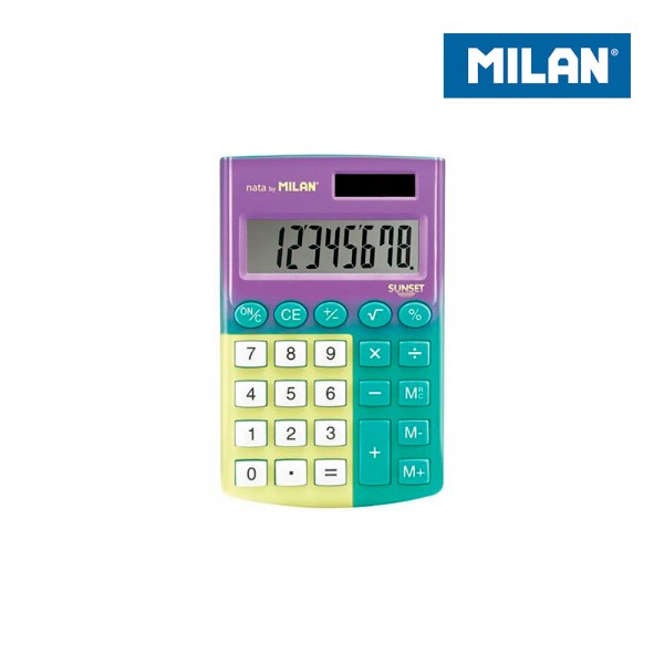 Calculadora pocket sunset 8 digitos en blister