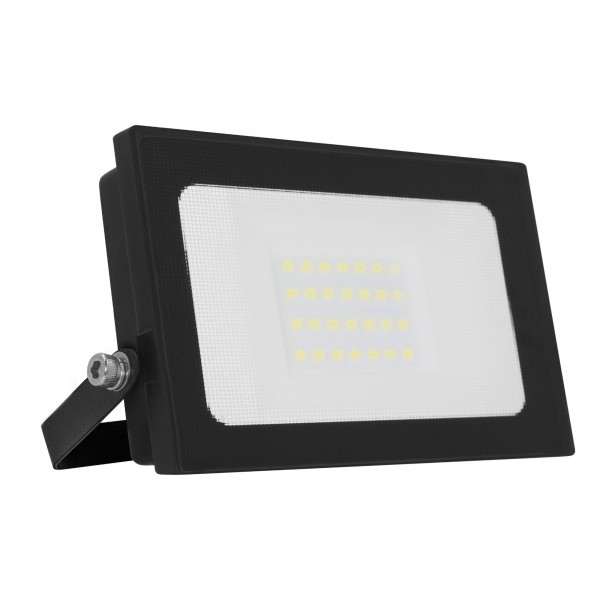 Proyector led plano negro 12/24v.30w.fri