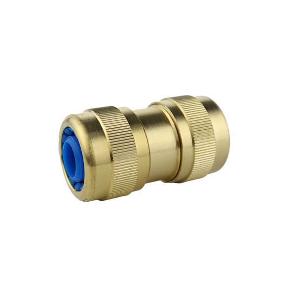 Conector rápido de manguera de latón stop ¾ pulg