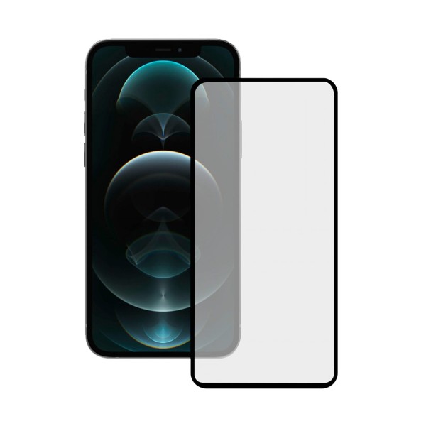 Ksix protector de pantalla negro / apple iphone 14 pro