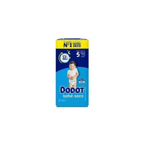 Dodot Bebe Seco Value Talla 5 12 a 17 Kg 56 Uds