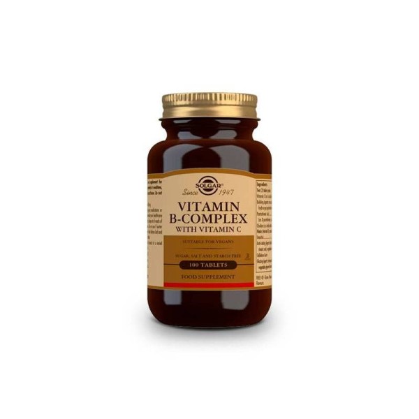 Solgar Complejo B con Vitamina C 100 Comprimidos