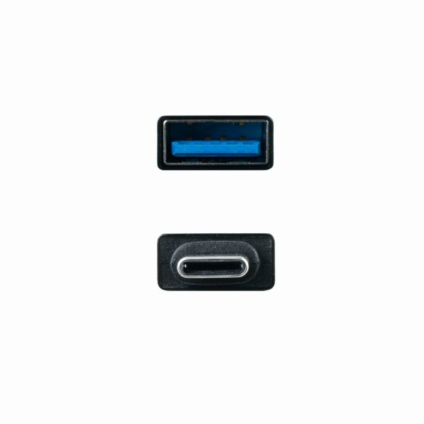 Nanocable adaptador usb-c/m a usb3,1/h aluminio