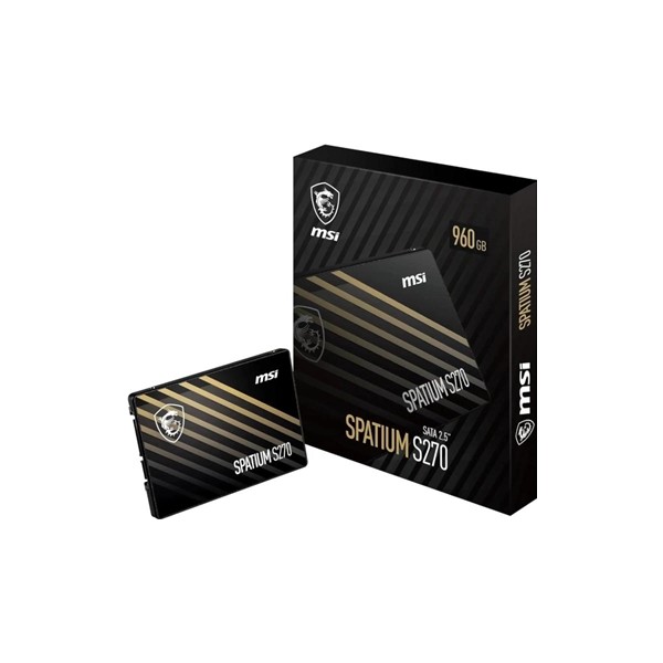 Msi ssd spatium s270 960gb 2.5" sata 3 6gbps