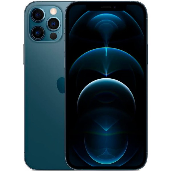 Apple iphone 12 pro blue / reacondicionado / 6+256gb / 6.1" amoled full hd+