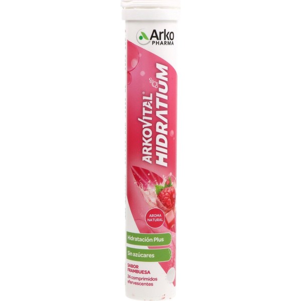 Arkopharma Arkovital Hidratium 24 Comprimidos Efervescentes Sabor Frambuesa 
